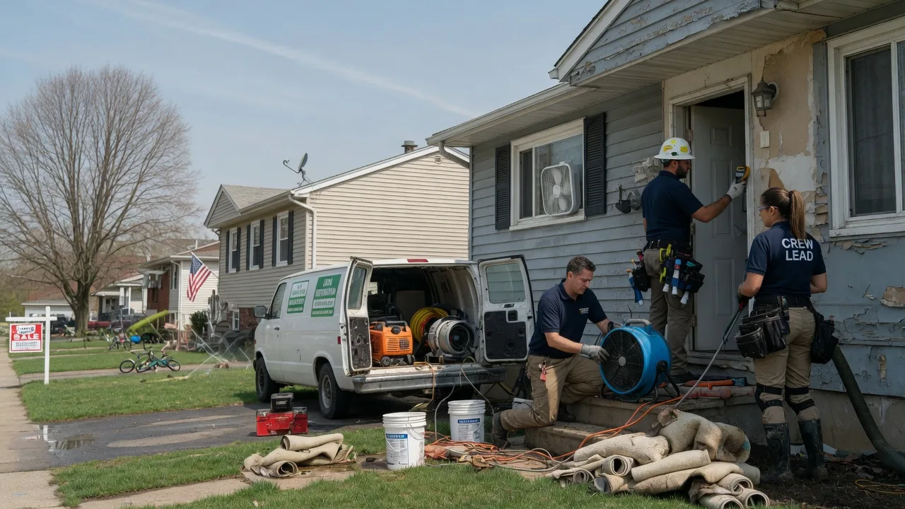 Flood Cleanup in Tucker, AR near me